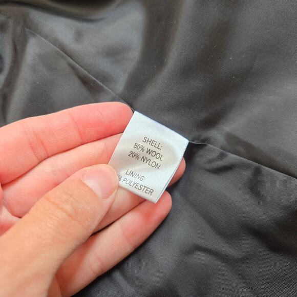 Marvin Richards Wool Blend Womens Zip-up Hooded Jacket Coat - Picture 2 of 11